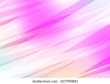 Light Pink vector natural abstract texture. Doodles on blurred abstract background with gradient. Brand new design for your business.