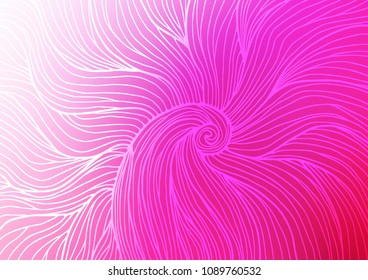 Light Pink vector natural abstract pattern. Creative illustration in blurred style with doodles and Zen tangles. The doodle design can be used for your web site.