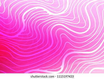 Light Pink vector natural abstract pattern. Colorful illustration in abstract style with doodles and Zen tangles. The pattern can be used for coloring books and pages for kids.
