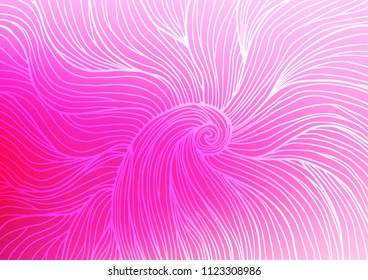 Light Pink vector natural abstract pattern. Doodles on blurred abstract background with gradient. The textured pattern can be used for website.