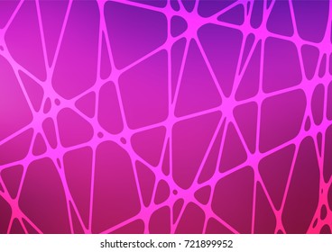 Light Pink vector natural abstract pattern. Shining colored illustration with doodles in Zen tangle style. A completely new template for your business design.