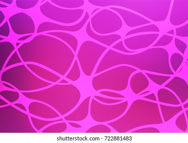 Light Pink vector natural abstract template. Glitter abstract illustration with doodles and Zen tangles. The completely new template can be used for your brand book.