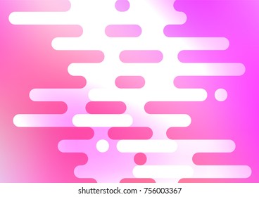 Light Pink vector natural abstract background. Modern geometrical abstract illustration with doodles. A new texture for your design.