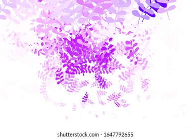 Fondo natural vector claro con hojas. Ilustración creativa en estilo borroso con hojas. Nuevo estilo para el diseño de su empresa.
