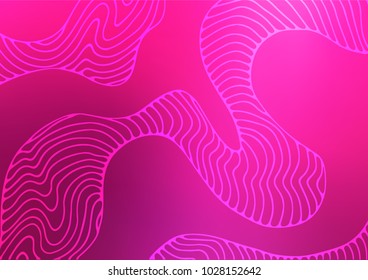 Light Pink vector natural elegant texture. Modern geometrical abstract illustration with doodles. The doodle design can be used for your web site.