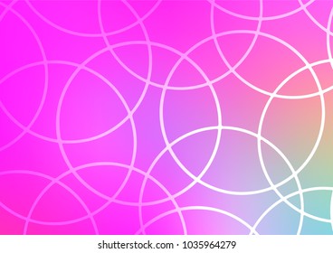 Light Pink vector natural elegant background. Shining colored illustration with doodles in Zen tangle style. A completely new design for your business.