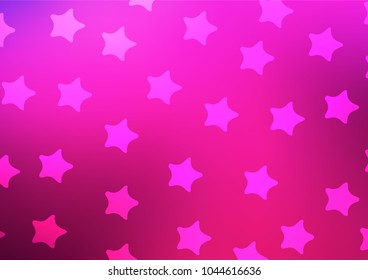 Light Pink vector natural elegant background. Doodles on blurred abstract background with gradient. A new texture for your design.