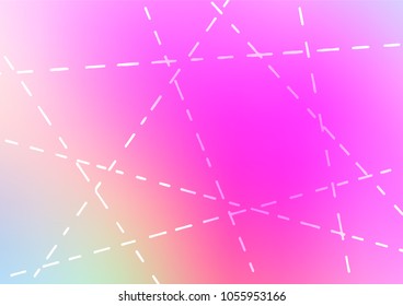 Light Pink vector natural elegant template. Blurred decorative design in Indian style with Zen tangles. The template can be used as a background for cell phones.