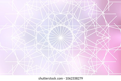Light Pink vector natural elegant background. Doodles created by child on blurred abstract background with gradient. Brand-new design for your business.