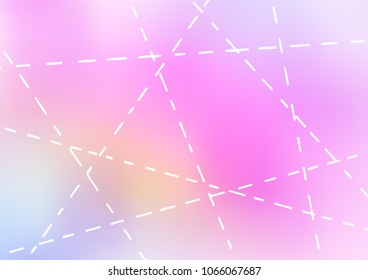 Light Pink vector natural elegant background. An elegant bright illustration with lines in Natural style. The elegant pattern can be used as a part of a brand book.