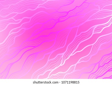 Light Pink vector natural elegant texture. Geometric doodle illustration in Origami style with gradient. The completely new template can be used for your brand book.