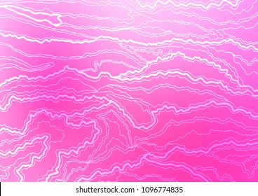 Light Pink vector natural elegant texture. Ethnic elegant natural pattern with gradient. The template can be used as a background for cell phones.