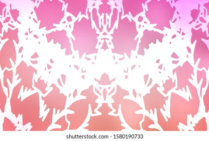 Light Pink vector natural elegant artwork. An elegant bright illustration with lines drawn by child in Natural style. A completely new template for your business design.