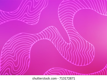 Light Pink vector natural elegant template. Colorful illustration in abstract style with doodles. Brand-new design for your business.