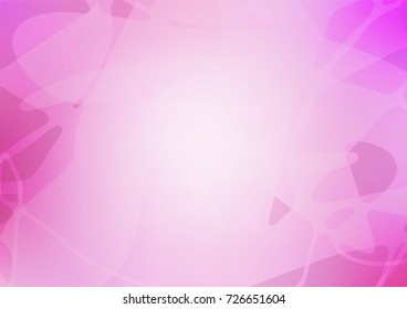 Light pink vector natural elegant template. A completely new color illustration in doodle style drawn by child. The elegant pattern can be used as a part of a brand book.