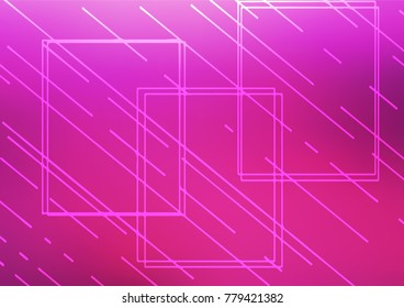 Light Pink vector natural elegant template. Decorative shining illustration with doodles on abstract template. The best blurred design for your business.