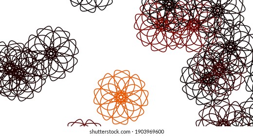 Light Pink vector natural layout with flowers. Gradient colorful abstract flowers on simple background. Smart design for leaflets, books.
