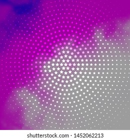 Light Pink vector pattern with abstract stars. Decorative illustration with stars on abstract template. Pattern for wrapping gifts.