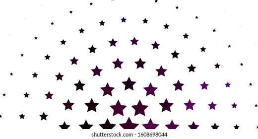 Light Pink vector pattern with abstract stars. Colorful illustration in abstract style with gradient stars. Pattern for websites, landing pages.