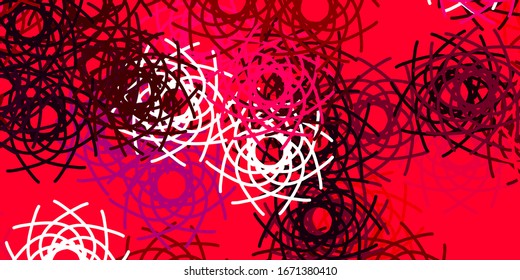 Light Pink vector pattern with abstract shapes. Simple design in abstract style with gradient forms. Background for cell phones.