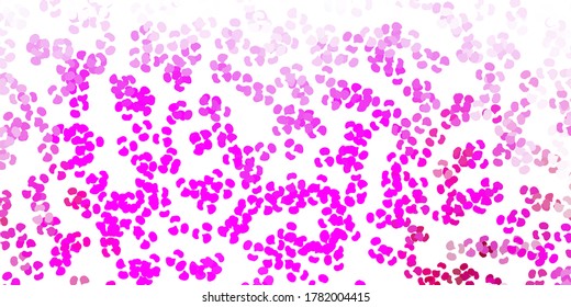 Light pink vector pattern with abstract shapes. Colorful abstract forms with gradient in simple style. Smart design for your business.