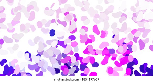 Light pink vector pattern with abstract shapes. Simple design in abstract style with gradient forms. Elegant design for wallpaper set.