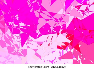 Light Pink vector pattern with abstract shapes. Illustration with colorful shapes in abstract style. Simple illustration for your web site.