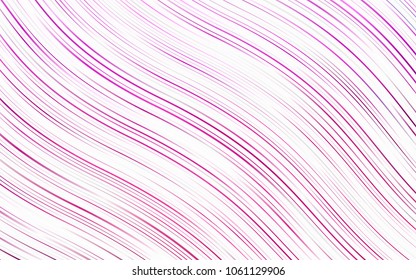 Light Pink vector pattern with bent lines. Geometric illustration in marble style with gradient.  Marble design for your web site.