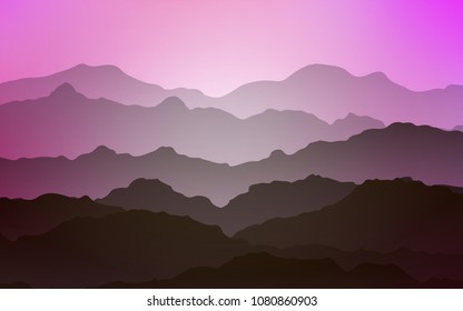 Light Pink vector pattern with bent lines. A vague circumflex abstract illustration with gradient. A new texture for your  ad, booklets, leaflets.