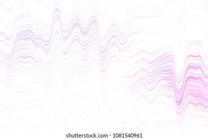 Light Pink vector pattern with bent lines. Creative illustration in halftone marble style with gradient. A completely new memphis design for your business.