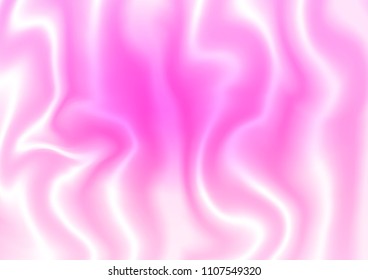 Light Pink vector pattern with bent ribbons. Colorful abstract illustration with gradient lines. The elegant pattern for brand book.