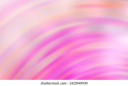 Light Pink vector pattern with bent lines. A completely new colorful illustration in simple style. New composition for your brand book.