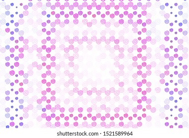 Light Pink vector pattern with bent lines. A completely new colorful illustration in simple style. A completely new design for your business.