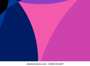 Light Pink vector pattern with bent ribbons. Colorful illustration in abstract marble style with gradient. A completely new template for your business design.