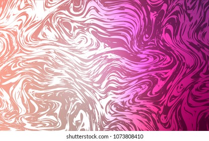 Light Pink vector pattern with bubble shapes. A sample with blurred bubble shapes. A completely new memphis design for your business.