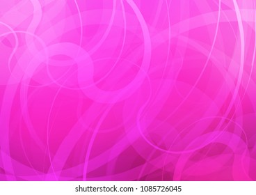 Light Pink vector pattern with bubble shapes. A completely new color illustration in marble style. Marble design for your web site.