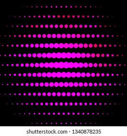 Light Pink vector pattern with circles. Abstract illustration with colorful spots in nature style. Design for your commercials.