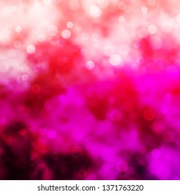 Light Pink vector pattern with circles. Modern abstract illustration with colorful circle shapes. Pattern for business ads.