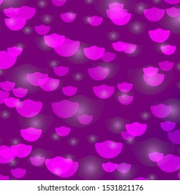 Light Pink vector pattern with circles, stars. Glitter abstract illustration with colorful drops, stars. Design for your commercials.