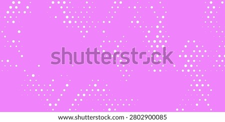 Light Pink vector pattern with colored spheres. Geometric sample of repeating circles on white background in halftone style.