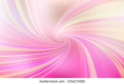 Light Pink vector pattern with curved lines. Colorful illustration in simple style with gradient. A completely new template for your design.