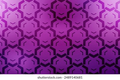 Light Pink vector pattern with curved lines. A circumflex abstract illustration with gradient. Template for cell phone screens.