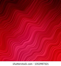 Light Pink vector pattern with curves. Colorful illustration in abstract style with bent lines. Pattern for busines booklets, leaflets