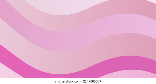 Light Pink vector pattern with curves. Illustration in halftone style with gradient curves. Best design for your posters, banners.