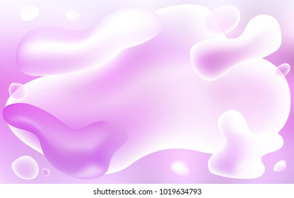 Light Pink vector pattern with lamp shapes. Brand-new colored illustration in memphis style with gradient. Textured wave pattern for backgrounds.