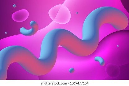 Light Pink vector pattern with lamp shapes. Geometric illustration in memphis style with gradient.  Pattern for your business design.