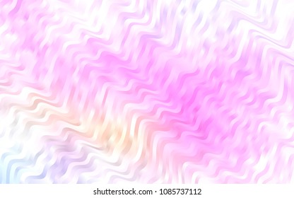 Light Pink vector pattern with lamp shapes. Colorful illustration in abstract marble style with gradient. A completely new marble design for your business.