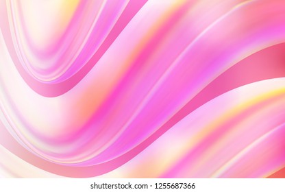 Light Pink vector pattern with lamp shapes. A vague circumflex abstract illustration with gradient. The best blurred design for your business.