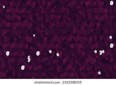 Light Pink vector pattern with lava shapes. An elegant bright illustration with gradient. The best blurred design for your business.