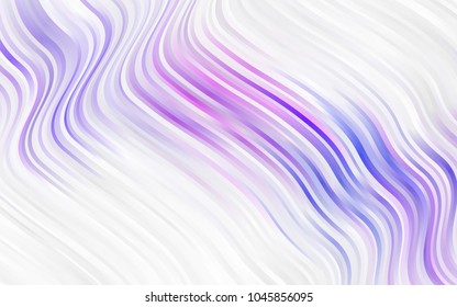 Light Pink vector pattern with lines, ovals. An elegant bright illustration with gradient. The elegant pattern for brand book.